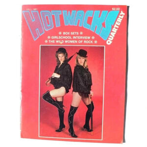 Vtg Hot Wacks Quarterly Magazine Vol 2 No 4 Fall 1981 Box Sets Girlschool RARE